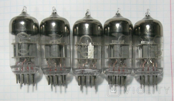 Лампы 6Н23П Рефлектор, геттер с проволочкой, XII-74 г., фото №3