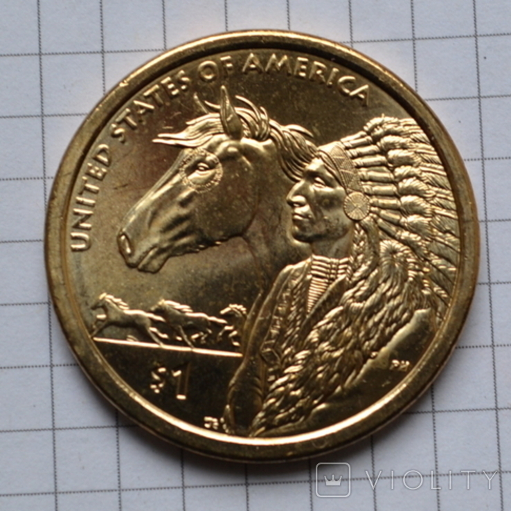 1 доллар 2012г Сакаговея