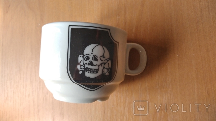 Кофейная чашка . 3 рейх die Waffen-SS. мертвая голова, фото №2