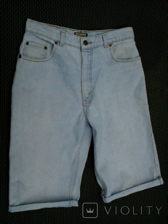 Джинсовые шорты"Levi Strauss"W 33 .46р. Оригинал Made in Belgium 1990-е, фото №3