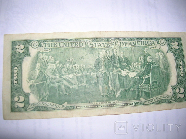 2 доллара США 1976 года, фото №3