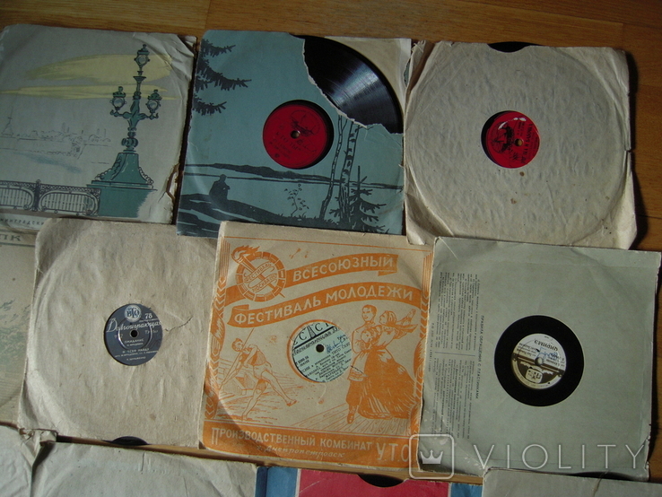 Граммпластинки СССР 50-х годов , 33 об/мин. Песни на разных языках, фото №5