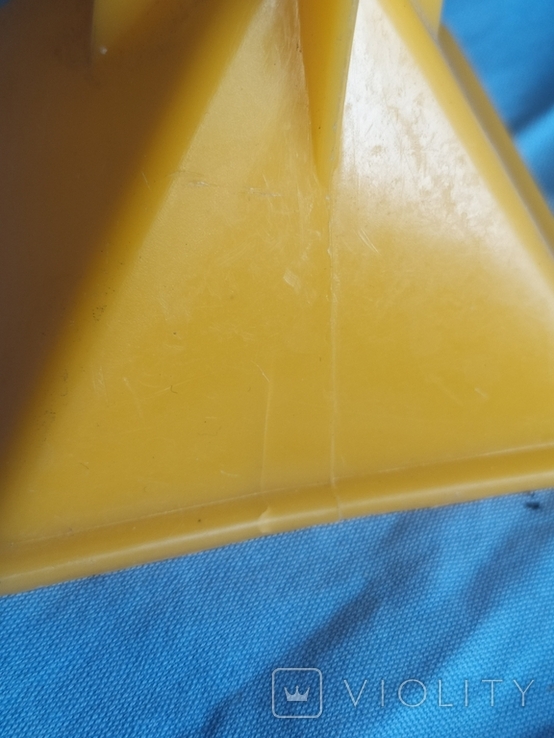 Игрушка детская мясорубка пластик жёлтый клеймо Днепропетровск, фото №8