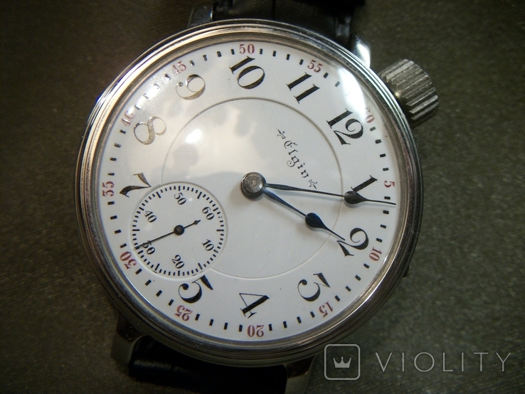 Часы мужские Элжин, ELGIN. Номер механизма соответствует 1898 году изготовления, фото №4