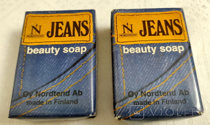 Винтажное туалетное мыло "Jeans" (2 шт.)