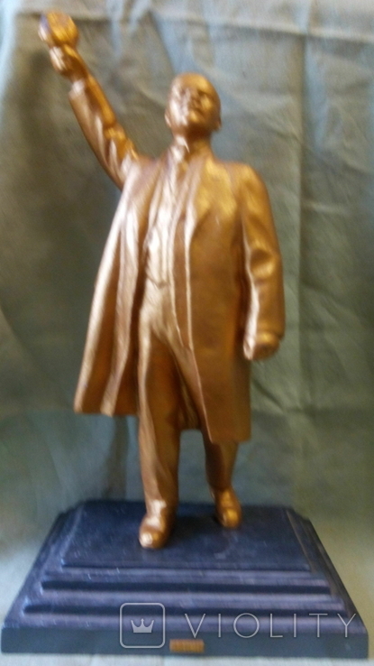 Скульптура В,И,Ленин высота 40см-СССР, фото №6