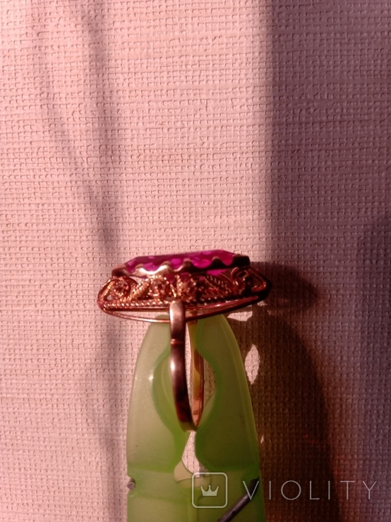 Перстень с камнем СССР 583, фото №6
