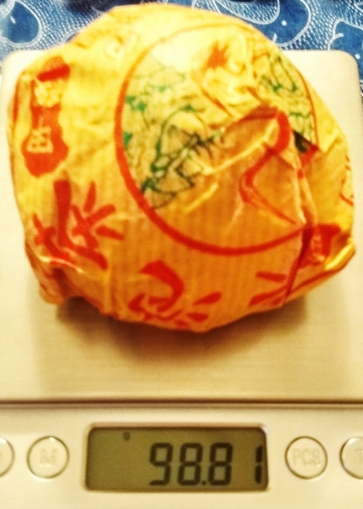 Выдержанный чай Шен Пуэр Сягуань Точа Юньнань куплен в 2003 во Владике (беспл.дост.возм.), фото №4