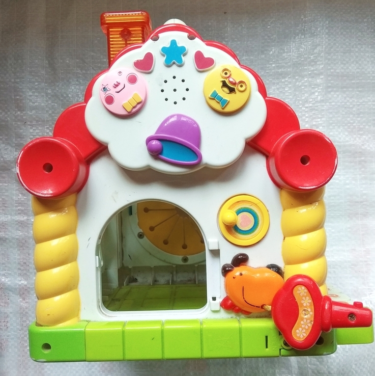 Счетно - музыкальная игрушка Весёлый домик - теремок Huile Toys не комплект (торг), numer zdjęcia 5