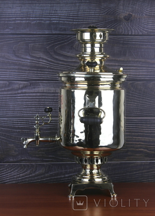 Самовар на дровах Чигинскаго 1858 год 4 - 5 литров, фото №8