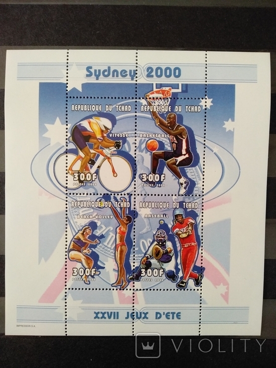 Блок Чад олимпиада Сидней 2000