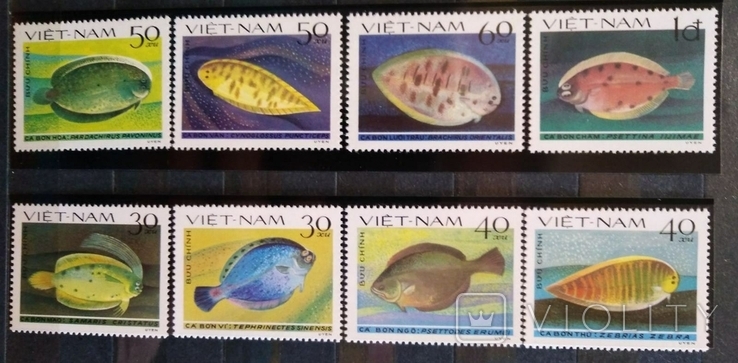 1982, Вьетнам, рыбы