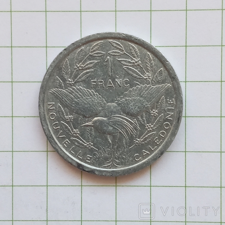 Новая Каледония 1 франк 1996 год