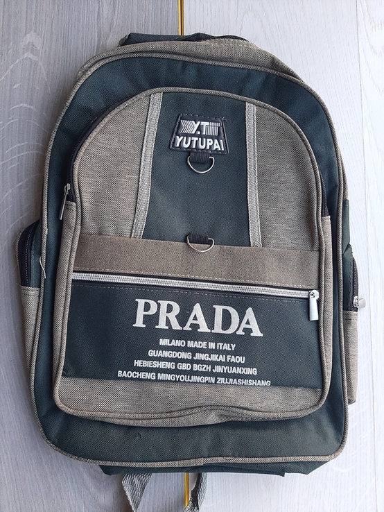 Рюкзак подростковый для мальчика (зеленый), фото №2