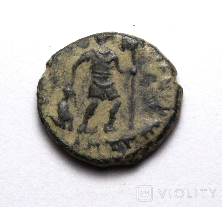 Велентініан І (364-375рр.), мідний нуммус - GLORIA ROMANORVM, фото №4