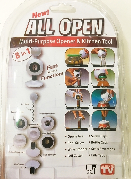 Відкривачка "All Open" Multi-Purpose 8 in 1, фото №4