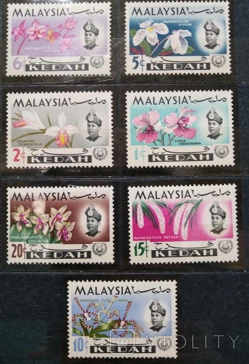 1965, Малайзия Кедах, цветы