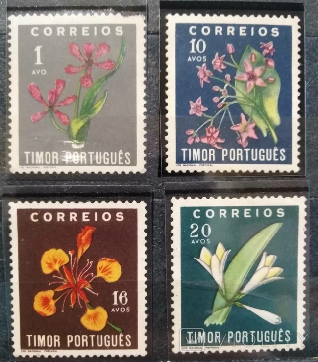 1950, Тимор, цветы, часть серии, 13 Евр.