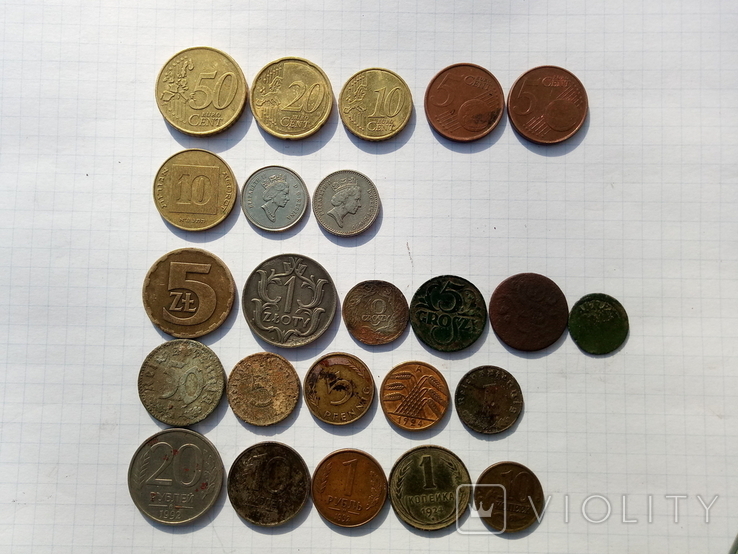 Монеты разных стран, и годов., фото №2