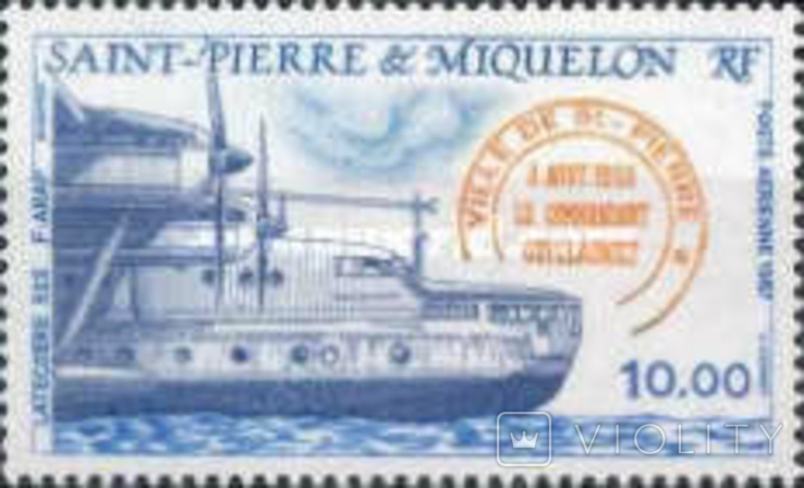 Сен-Пьер и Микелон 1987 авиапочта, фото №3