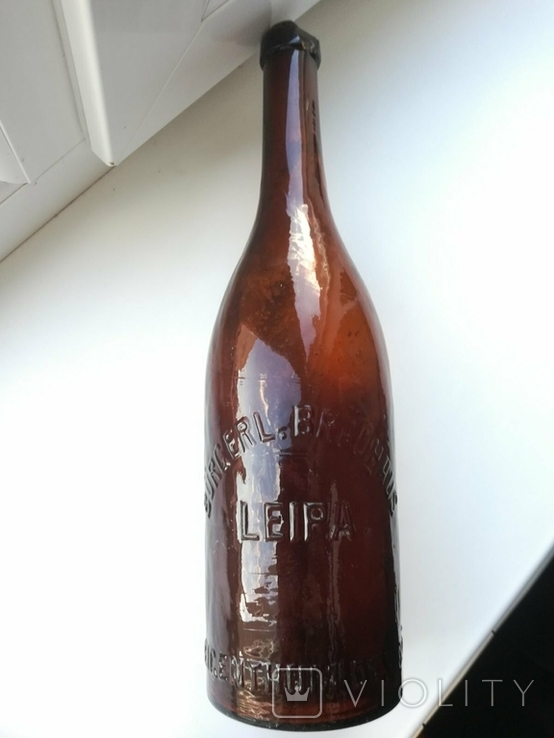 Пивная бутылка BERGERL.BRAUHAUS LEIPA.