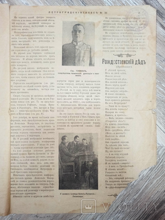 "Петроградский голос". Мирные переговоры в Бресте. 1918, фото №8