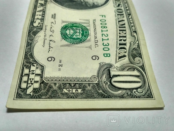 10 долларов 1995, фото №4