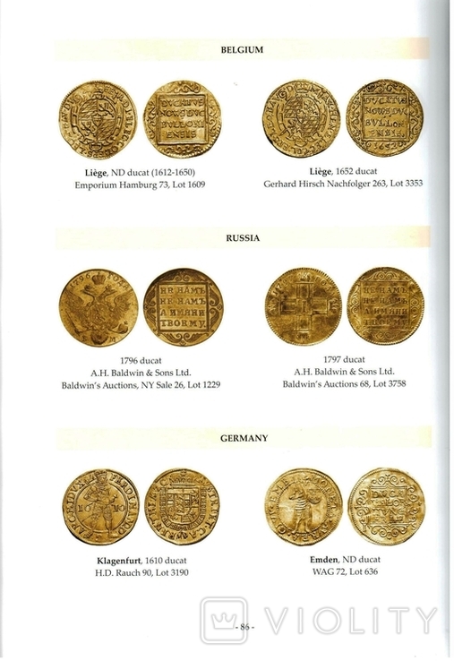 Catalogue of coins. Golden Ducats of the Netherlands, photo number 6