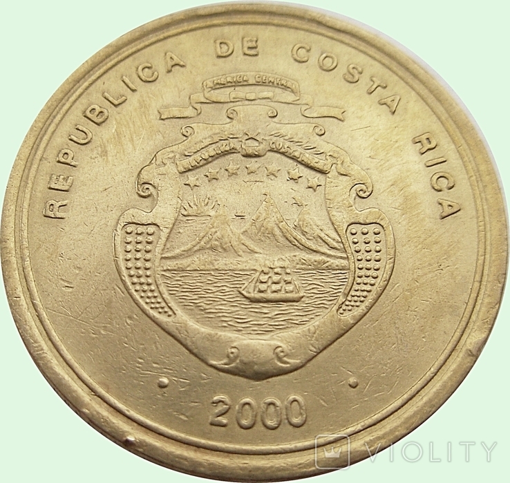 21.Costa Rica 100 colones, 2000, photo number 2