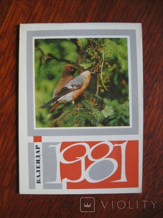 1981 Сувенірний календар-щомісячник, фото №2
