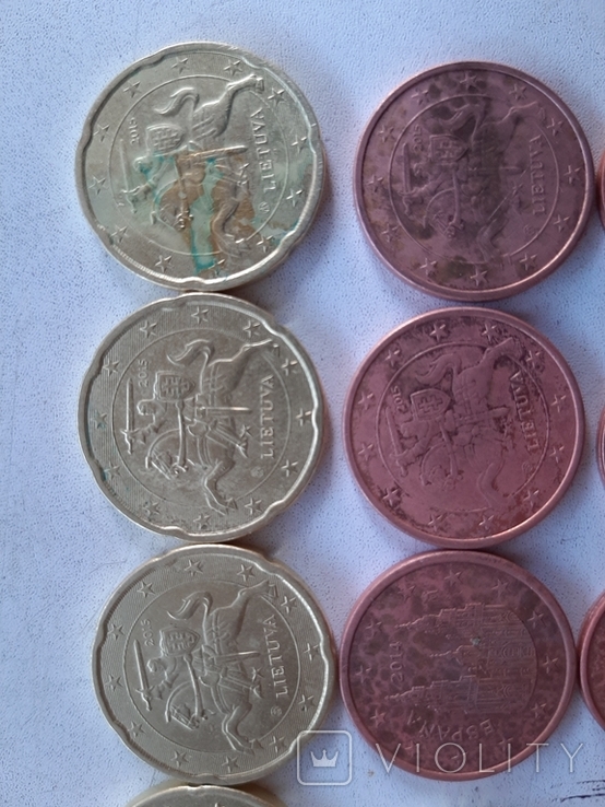 Евро центы, фото №7