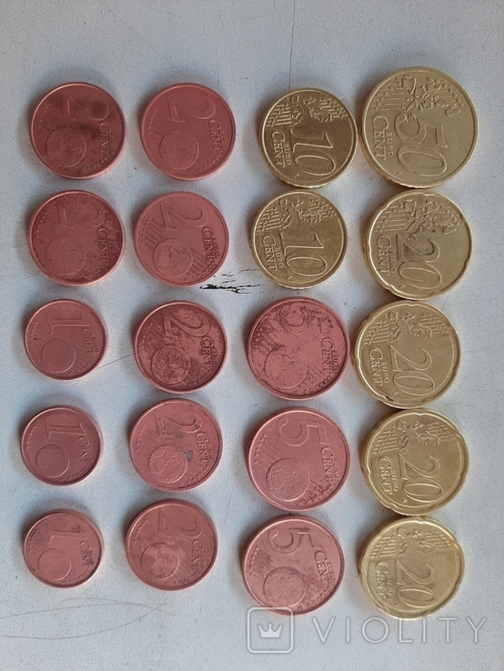 Евро центы, фото №2
