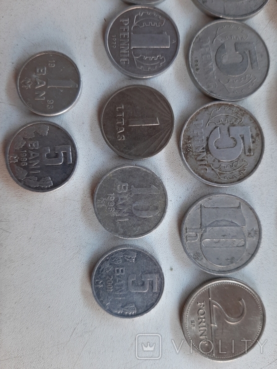 Монеты мира лёгкий металл, фото №8
