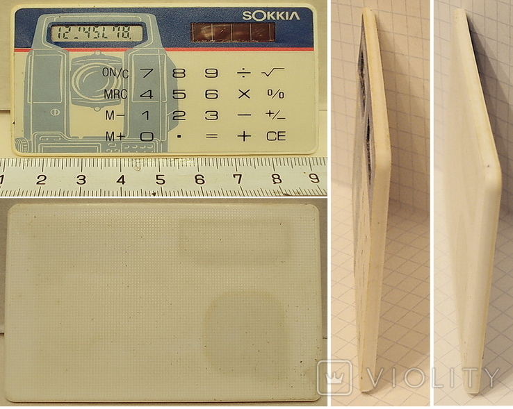 Первый супер тонкий Калькулятор Sokkia на солнечных батареях, фото №2