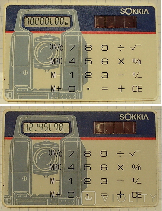 Первый супер тонкий Калькулятор Sokkia на солнечных батареях, фото №3