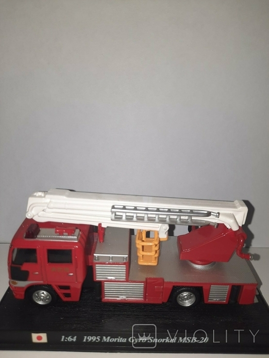 Пожарная машина MSB 20 JAPAN 1:64, фото №2