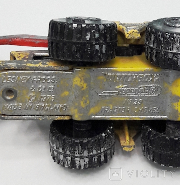 Matchbox SuperFast Tractor shovel 1976, фото №4