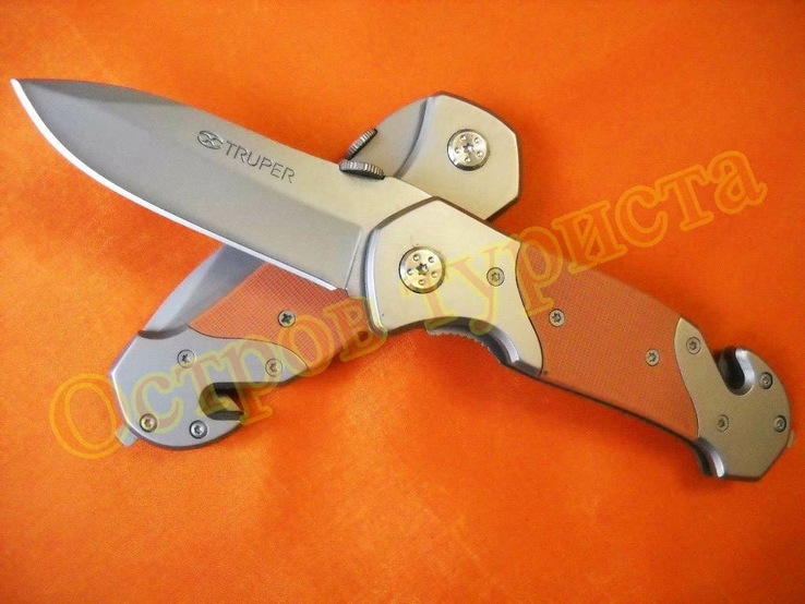 Нож складной Truper NV-6 стропорез бита, фото №3