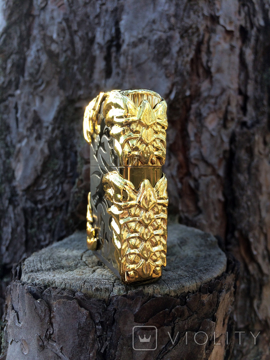 Zippo Dragon Claw Gold, фото №3