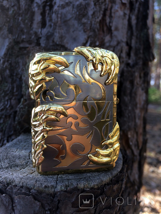 Zippo Dragon Claw Gold, фото №4