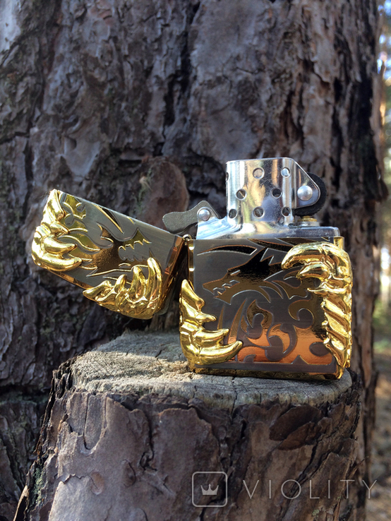 Zippo Dragon Claw Gold, фото №8