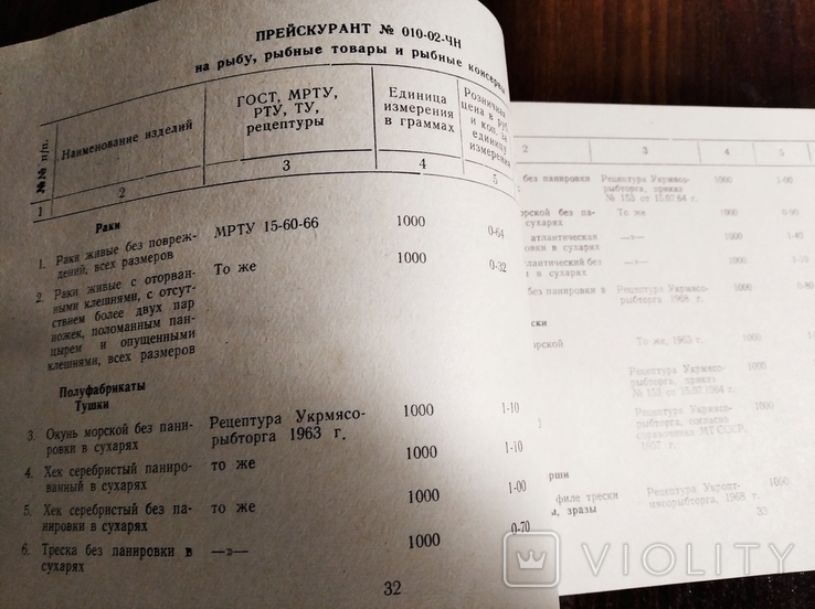 Сборник розничных цен на продовольственные товары, утверждённых черниговским облисполкомом, фото №6