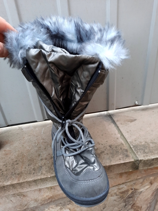 Жіночі зимові балонові чоботи на кожусі., фото №7