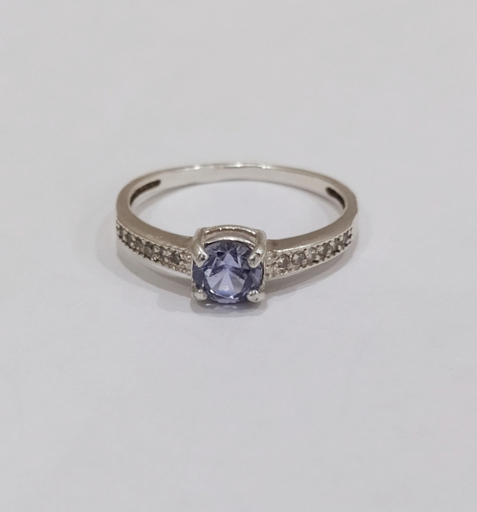 Серебряное кольцо, 19,5 размер, 925 проба