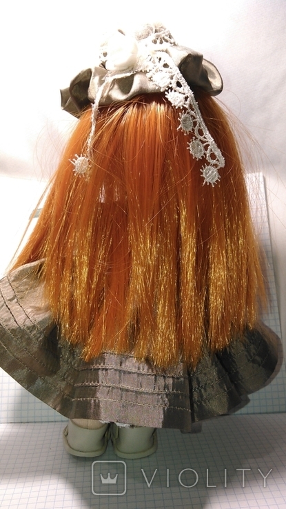 Кукла интерьерная текстильная Златовласка. Ручная работа. Рост - 23 см., фото №4