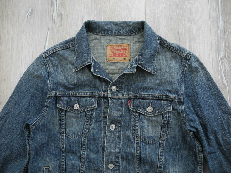 Куртка джинсовая Levis 57511 р. L ( Сост Нового ), numer zdjęcia 4