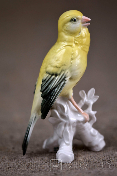 Karl Ens Фарфоровая статуэтка Птичка Германия 1930 гг, фото №2