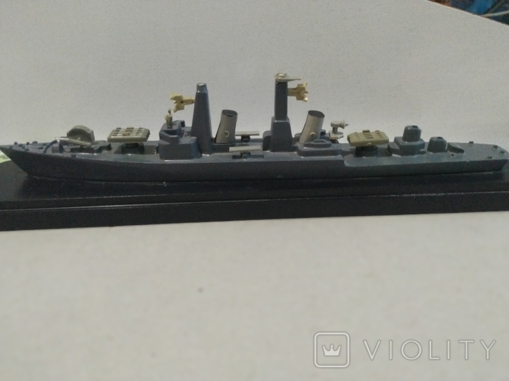 Масштабная модель.Военный корабль клеймо СССР метал
