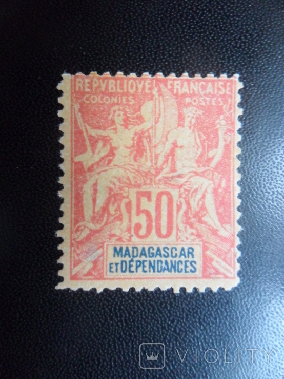 Колонии Франции. Классика. Мадагаскар. 1896 г.- 14,5 дол. США