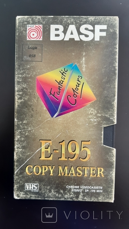 Відеокасета BASF Copy Master Е-195, фото №2